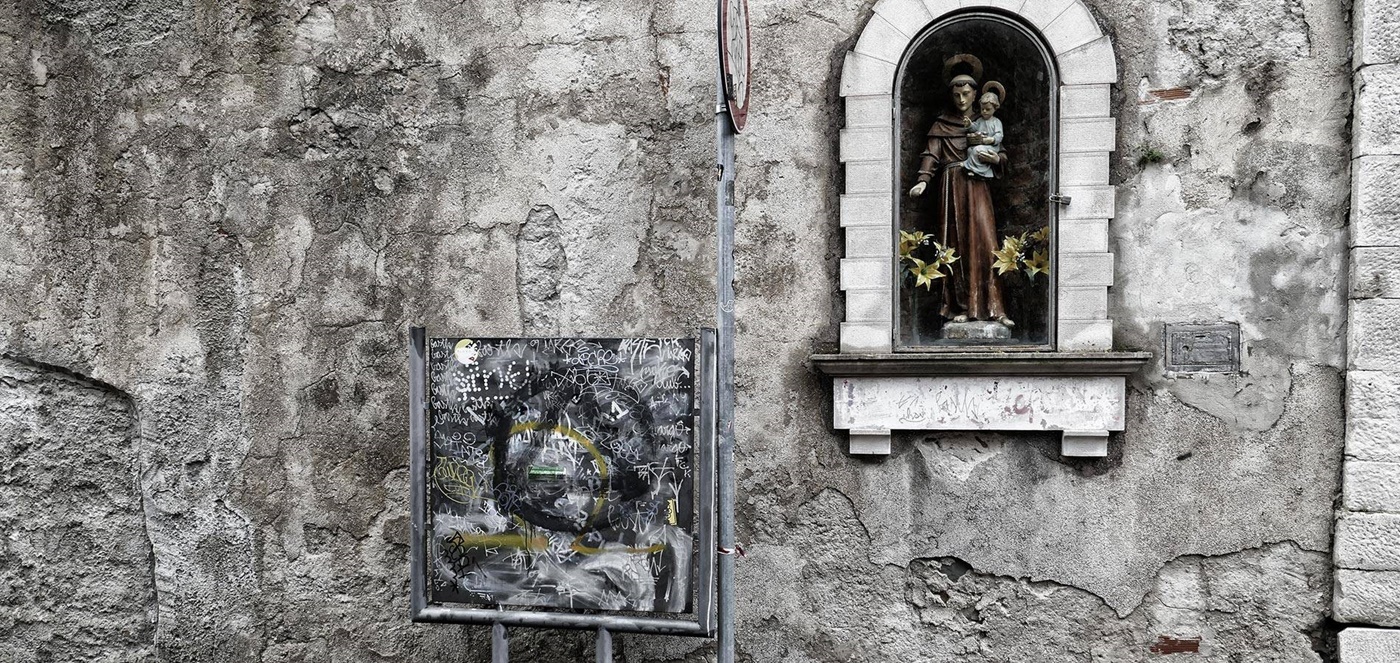 Stadtansicht aus der Altstadt von Triest, Italien